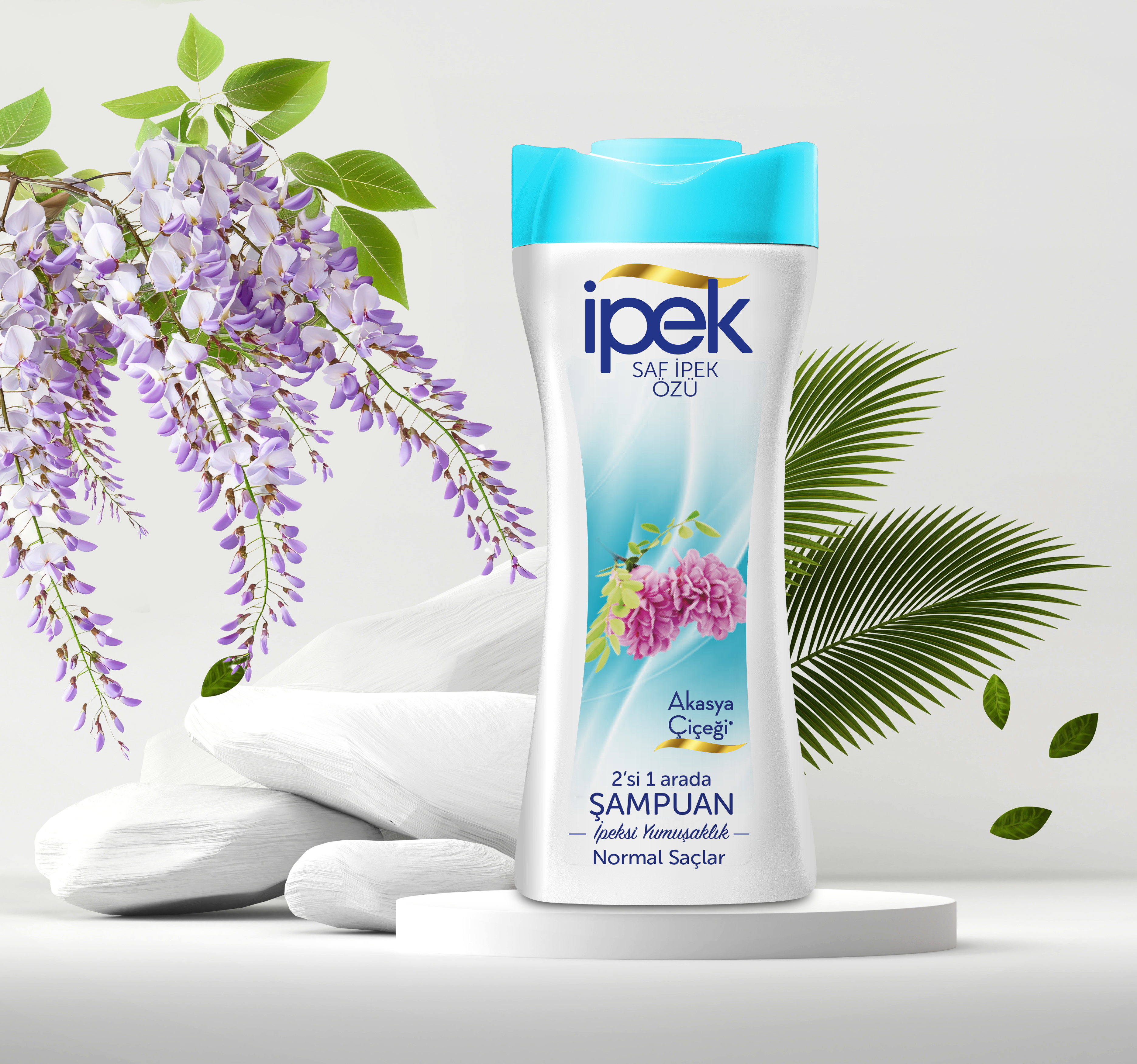 İpek Akasya Çiçeği Özü Şampuan 2si1arada 