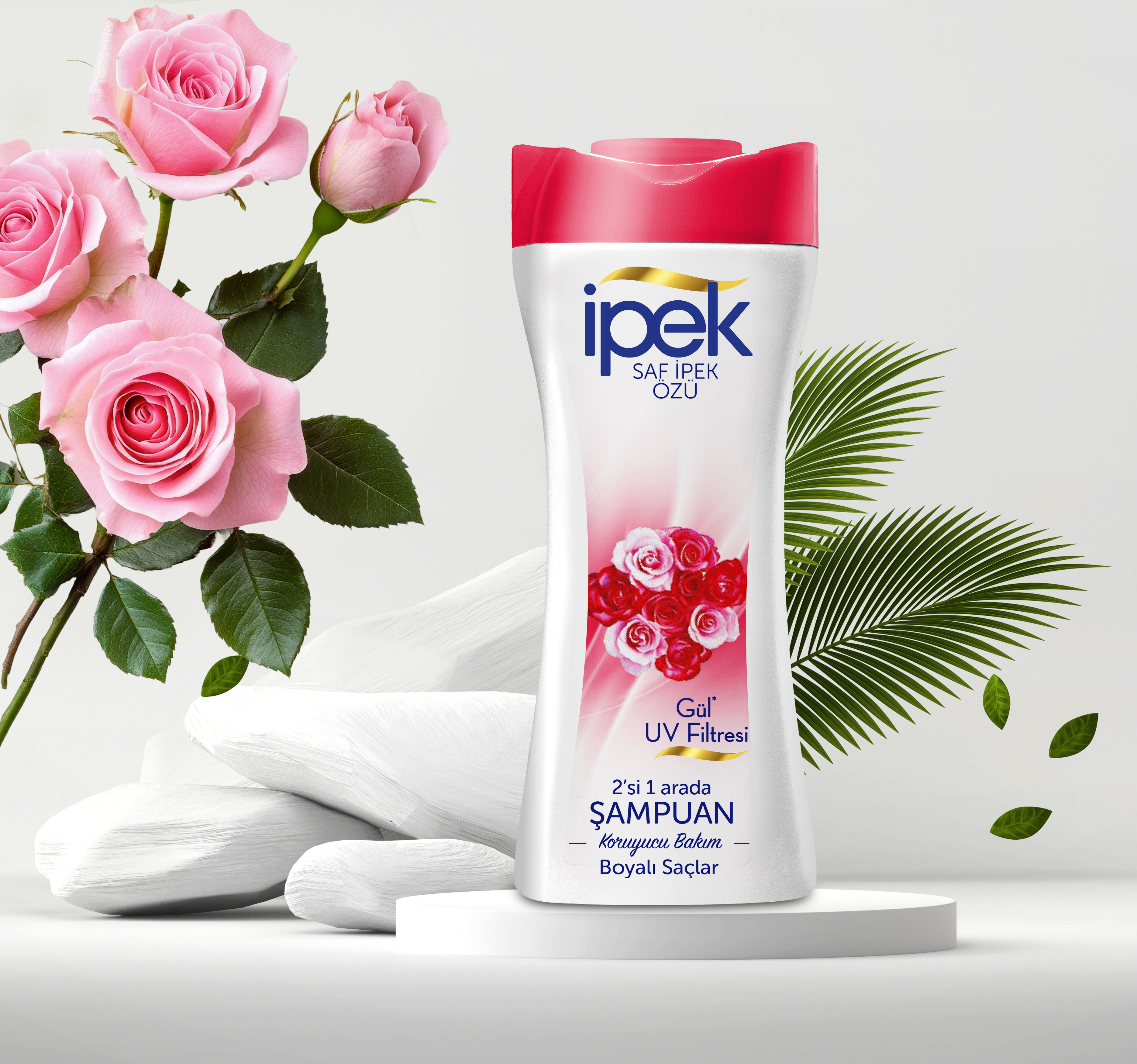 İpek Gül Özü & UV Filtresi Şampuan 2si1arada 